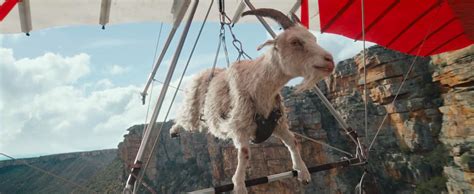 Hang Gliding Goat Stars In Virgin Media Lastest UK Campaign Mobile