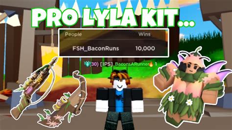 10k Wins Player Uses Lyla Kitroblox Bedwars Youtube