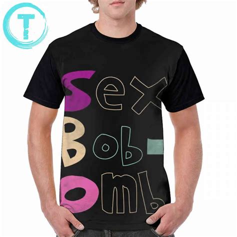 Scott Pilgrim T Shirt Scott Pilgrim Sex Bob Omb T Shirt Short Sleeves