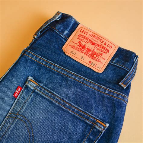 Levi Jeans Blue Straight Leg Zip Fly Vintage Men S Etsy