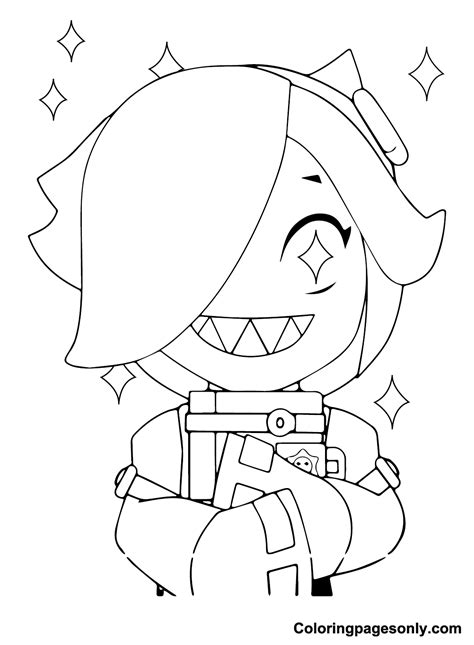 Brawl Stars Colette Coloring Pages Colette Brawl Stars Coloring Pages