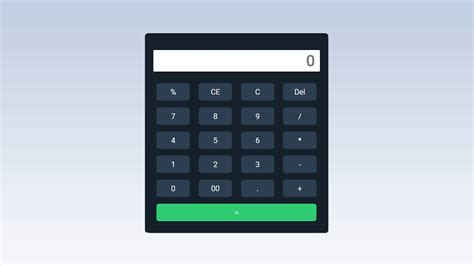 How To Make A Calculator Using Html Css And Javascript Youtube