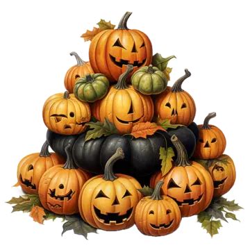 Halloween Day Pumpkin Haunted Patch Fall S Charm Ghoulish Gourds