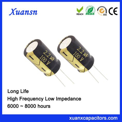 100V 2 2 UF Capacitor Electrolytic Factory Sales Xuansn Capacitor