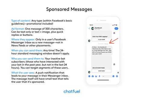 Sponsored Messages A Complete Guide To Reengaging Chatbot Users