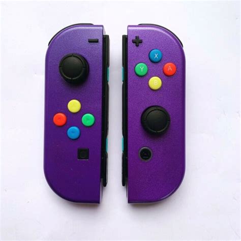 New Nintendo Switch Custom Joycons Metallic Purple Joy Con Custom