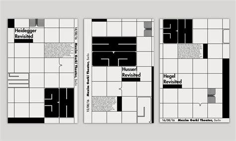 Monochrome Poster Series Deconstructs Key Elements Of Graphic Design