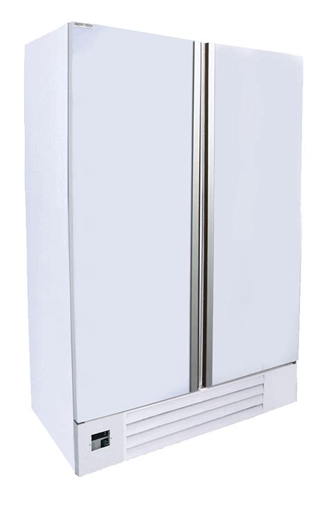 White Upright Freezers Double Door Frost Tech Ltd