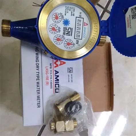 Jual Meteran Air Amico 1 2 Inch Water Meter Flow Meter Jakarta