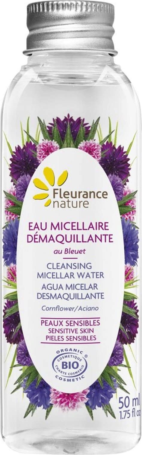 Fleurance Nature Eau Micellaire Démaquillante à l Eau Florale de Bleuet