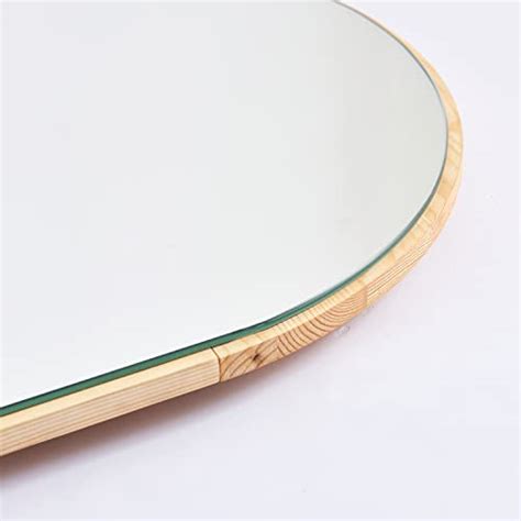 Honyee Full Length Mirror Arched Floor Mirror With Standing Holder