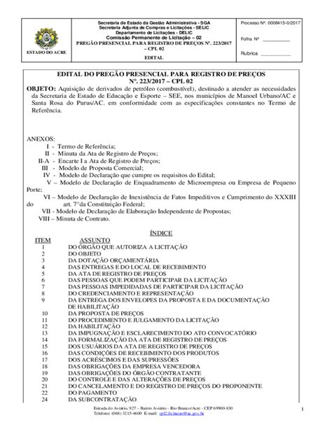 Preench Vel Dispon Vel Prefeitura De Santa Rosa Da Serra Mg Editais