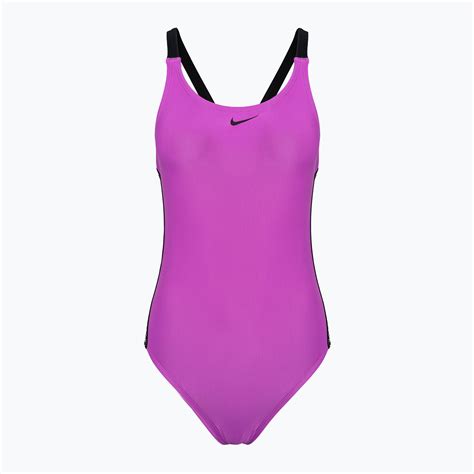 Жіночий злитий купальник Nike Logo Tape Fastback фуксія dream (NESSD190 ...