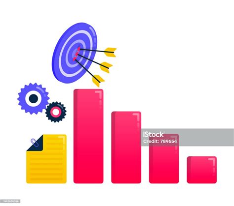 목표 비즈니스 목표 화살표 및 다트 비즈니스 동기 부여 비즈니스 차트를 달성하기위한 로고 로고는 비즈니스 아이콘 디자인 및