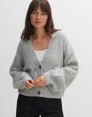 Cardigan Dimunu Grau Online Bestellen Opus Online Shop