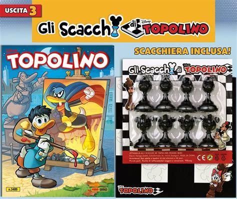 Topolino Supertopolino 3489 Gli Scacchi Di Topolino Scacchiera E