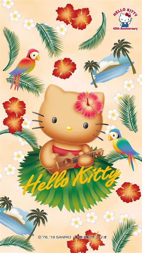 Update 84+ hawaiian hello kitty wallpaper - in.cdgdbentre