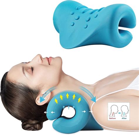 Buy Neck And Shoulder Relaxer Portable Cervical Traction Device Neck