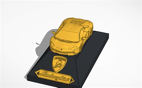 3D design Lamborghini - Tinkercad