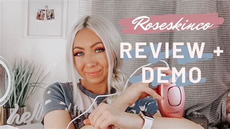 Roseskinco Ipl Laser Hair Removal Unboxing Demo Youtube