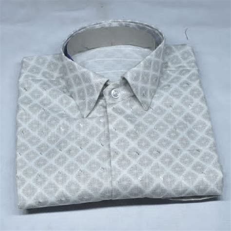 Men Printed Cotton Shirt Casual Full Sleeves At Rs 350 In Jhinjhana