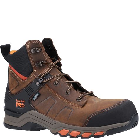 Mens Timberland Pro Hypercharge Composite Safety Toe Work Boot Brown