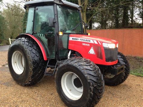 Massey Ferguson 3645 Tractor 90 Hp 4x4 Only 1780 Hrs Aircon Late 2007 No Vat Ideal Export