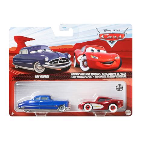 Pack De Autos Cars 3 Doc Hudson Rayo Mcqueen De Paseo Jugueterías