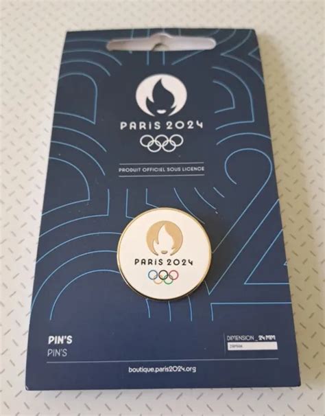 Pins Jeux Olympiques J O Paris 2024 Neuf Officiel Sous Licence