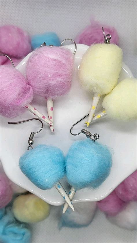 Clay Food Earrings in Various Colors