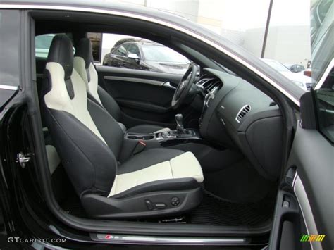 Blacksilver Silk Nappa Leatheralcantara Interior 2011 Audi S5 42 Fsi Quattro Coupe Photo