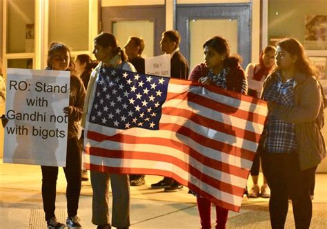 Protesters Demonstrate Outside Representative Ro Khannas Town Hall