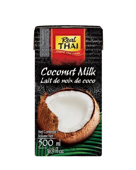 Real Thai Uht Coconut Milk 500ml Afod Ltd