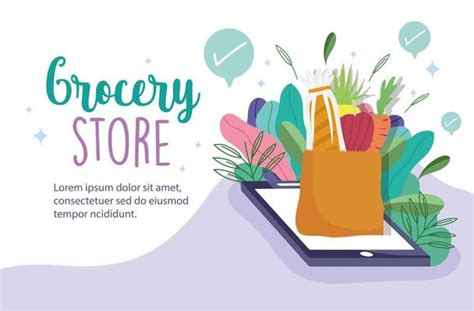 Grocery Store Banner Vector Art, Icons, and Graphics for Free Download