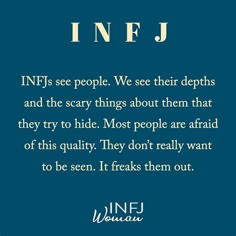 Infjs See People Infj Psychology Infj Personality Facts Infj Traits