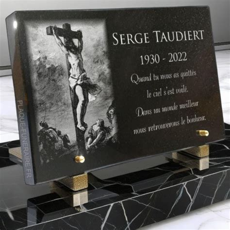 Plaque Fun Raire Personnalis E Grav E Par Un Artiste Graveur