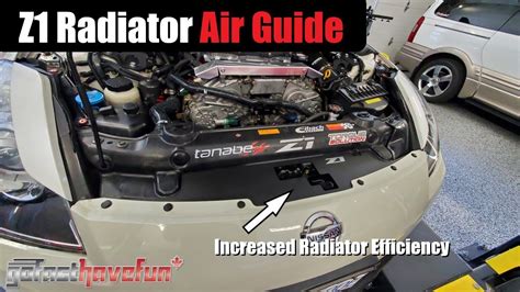 Z1 Motorsports Nissan 350Z Radiator Air Guide AnthonyJ350 YouTube