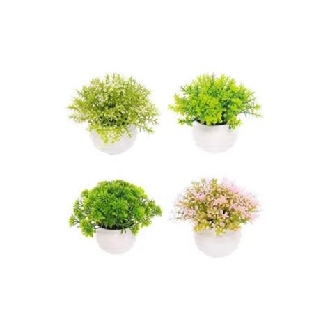 Kit Vasos Vasinhos Flores Plantas Artificiais Decorativo C S M