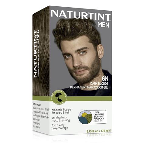 Naturtint Tinte Permanente Para El Cabello Para Hombre Rubio Oscuro N