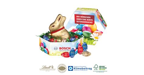 Gro Es Osternest Mit Schokolade Von Lindt Als Werbeartikel Ab