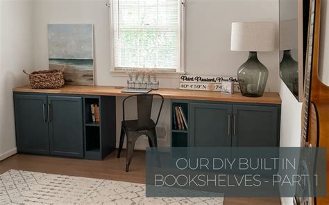 DIY Built In Bookshelves and Desk Part 1 | Love, Grace