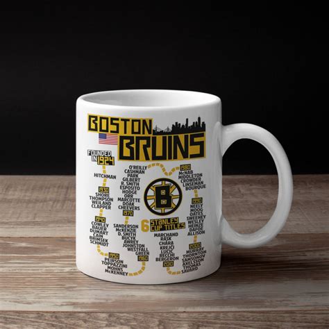 Boston Bruins Coffee Mug Boston Bruins Timeline Mug Mugs Heaven