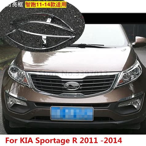 For KIA Sportage R 2011 2016 ABS Chrome Cover Trim Rear And Front