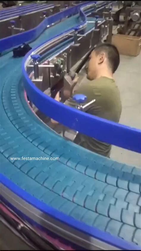 Manufacturing Juice Hot Filling Line Bottle Tilting Sterilization Conveyor Beverageindustry