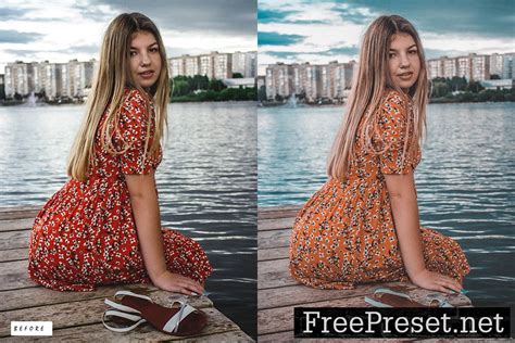 12 Teal Orange Lightroom Presets LW4QMTG