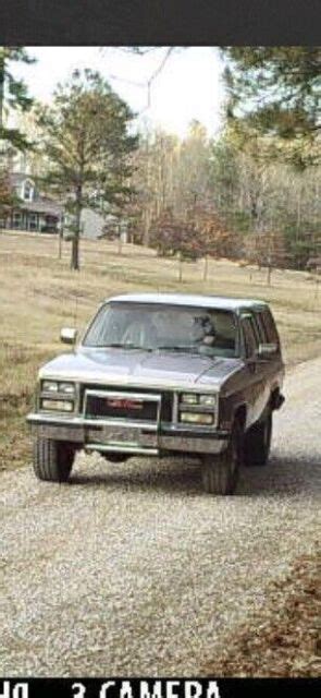 1990 Gmc Jimmy Suv Grey 4wd Automatic V15 For Sale