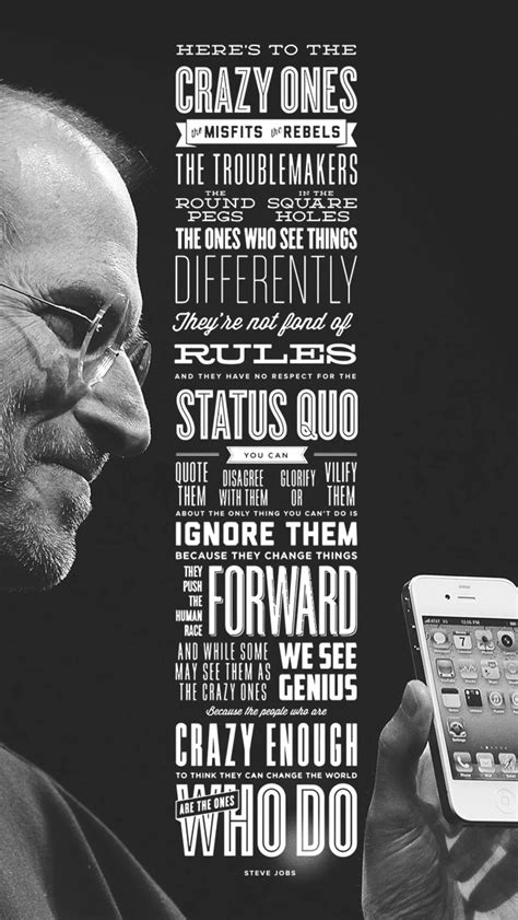 Steve Jobs, "Think Different" poster on Behance