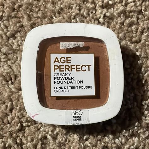 L Oreal Makeup Nwt Loral Age Perfect Powder Foundation Sienna