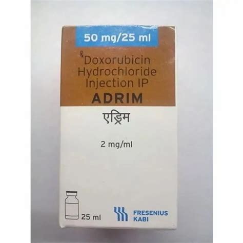 Fresenius Kabi Doxorubicin Injection Adrim Packaging Size 2 To 25 Ml