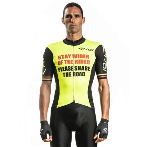 Maillot vélo EKOI PROTECT UK Fluo Jaune EKOI